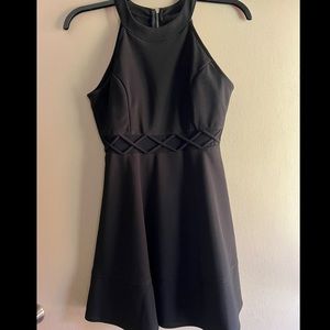 Honey and Rosie Black Skater Dress